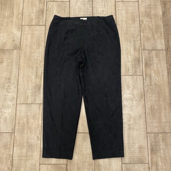Talbots Pants - Talbots Woman Stretch Pants Women Black 16W Textured Career Casual Core Business